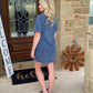 Keep it Basic T-Shirt Dress - Denim