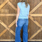 The Heather Top *Blue