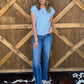The Heather Top *Blue