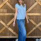 The Heather Top *Blue