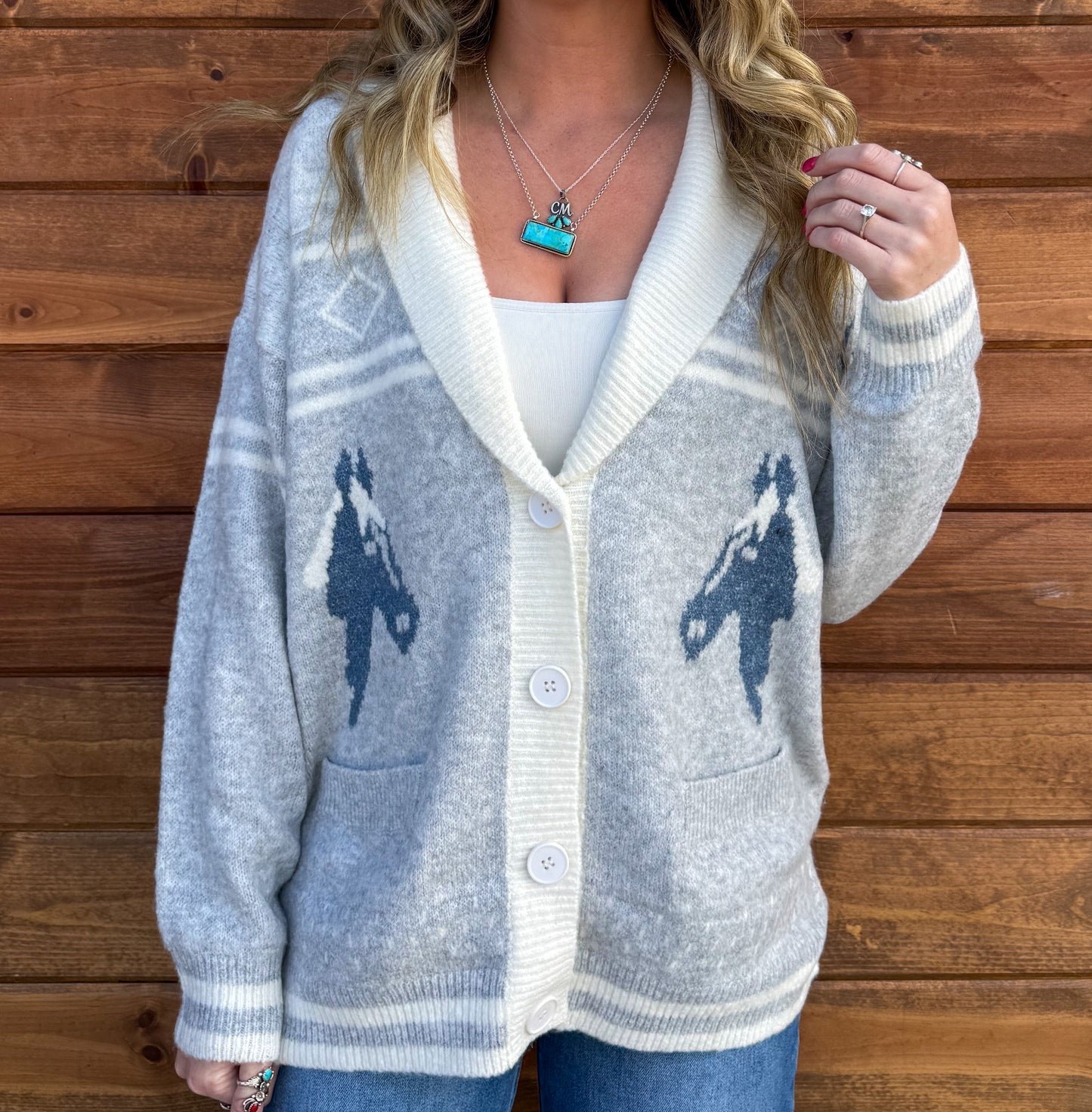 Horsin' Around Cardigan