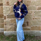 Navy Horses Pullover