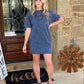 Keep it Basic T-Shirt Dress - Denim