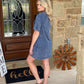 Keep it Basic T-Shirt Dress - Denim