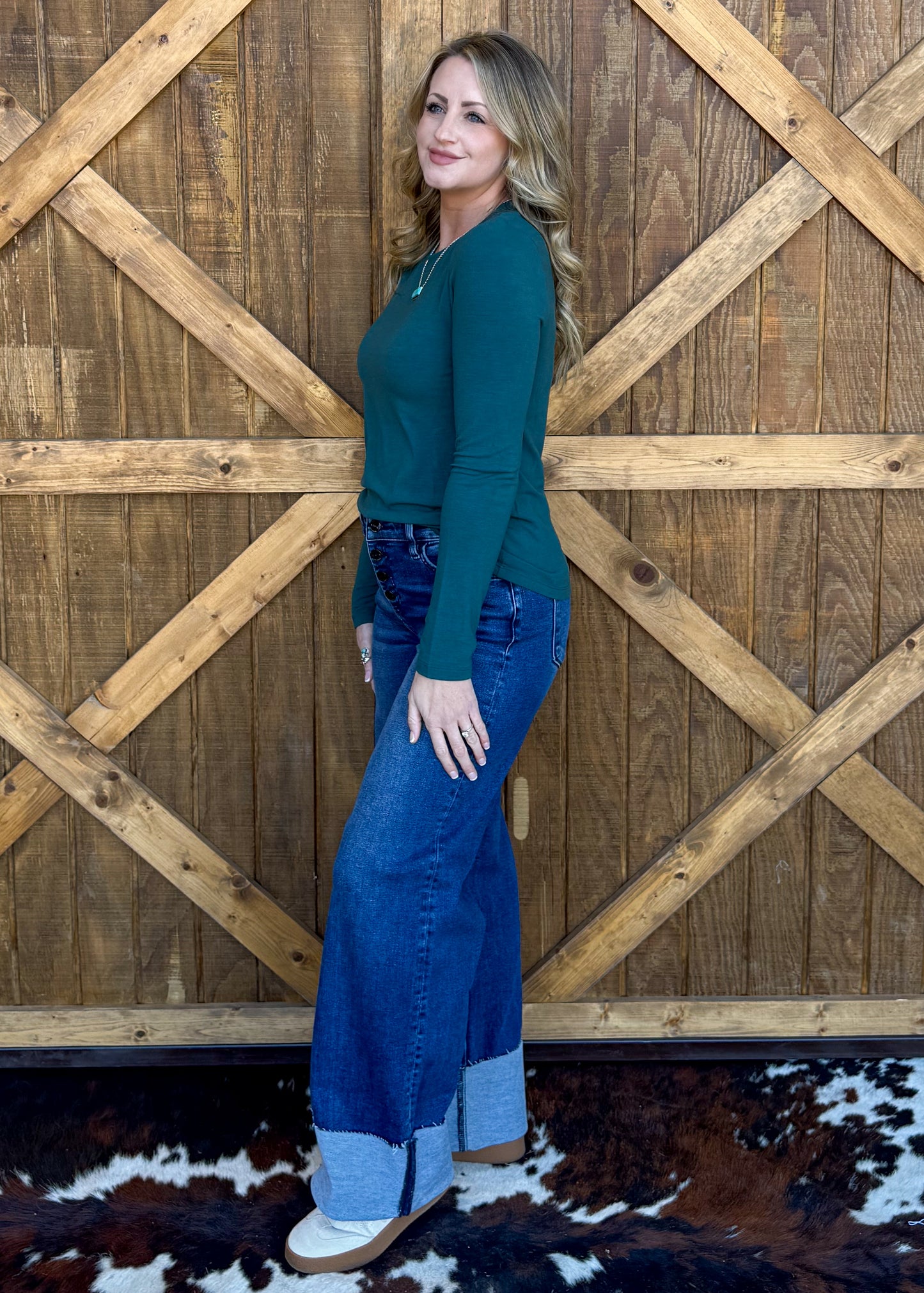 Madelyn Basic Long Sleeve *Teal