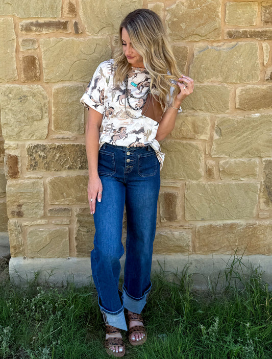 Western Broncs Top