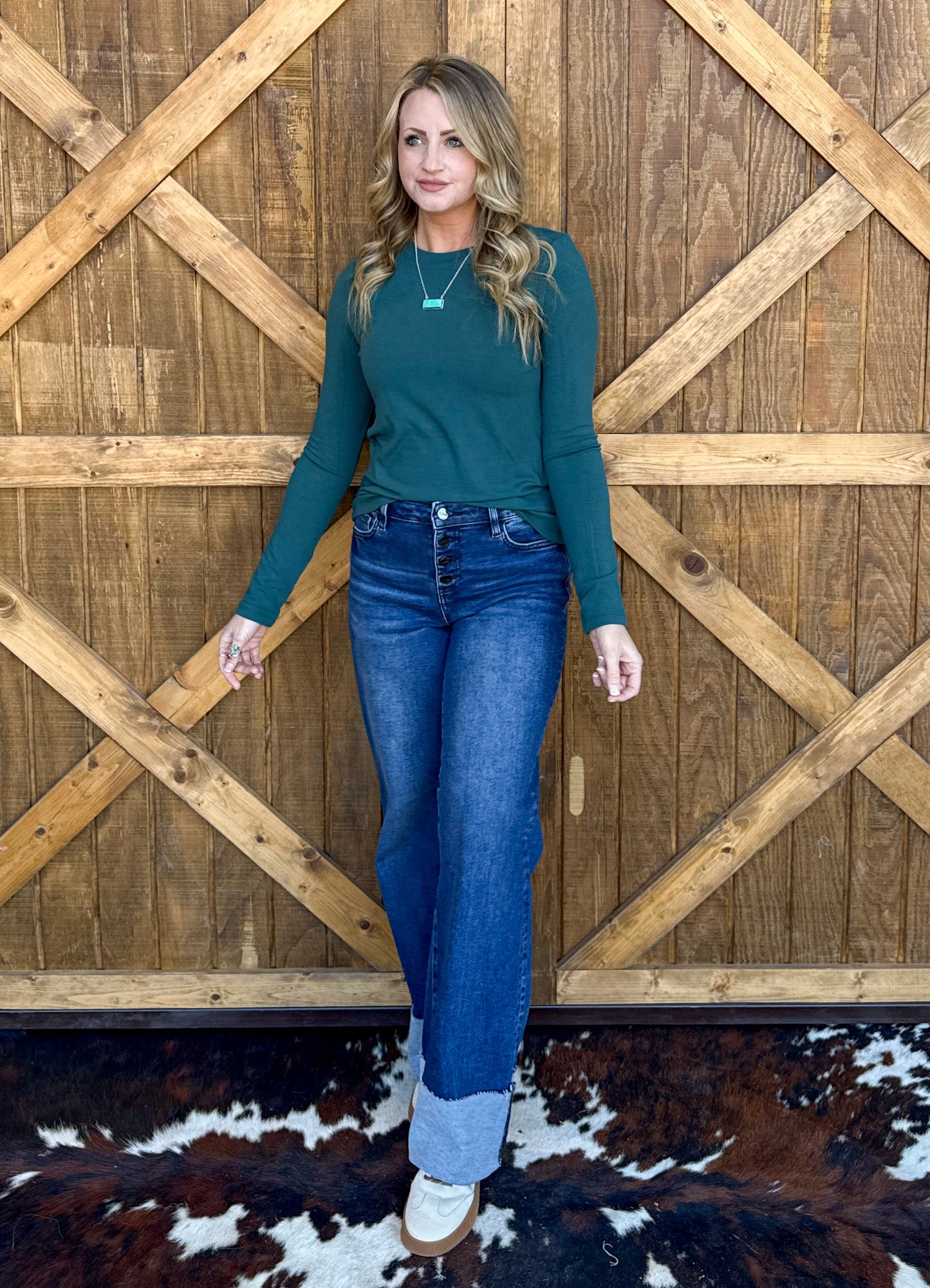 Madelyn Basic Long Sleeve *Teal