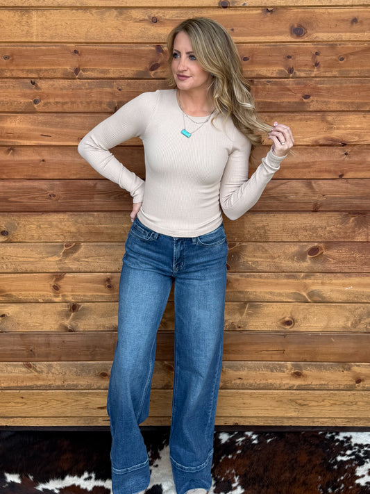 Fall Basic Long Sleeve *Oat