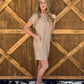 Jolene T-Shirt Dress *Mocha