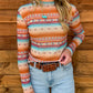 Montana Sunrise Mesh Top