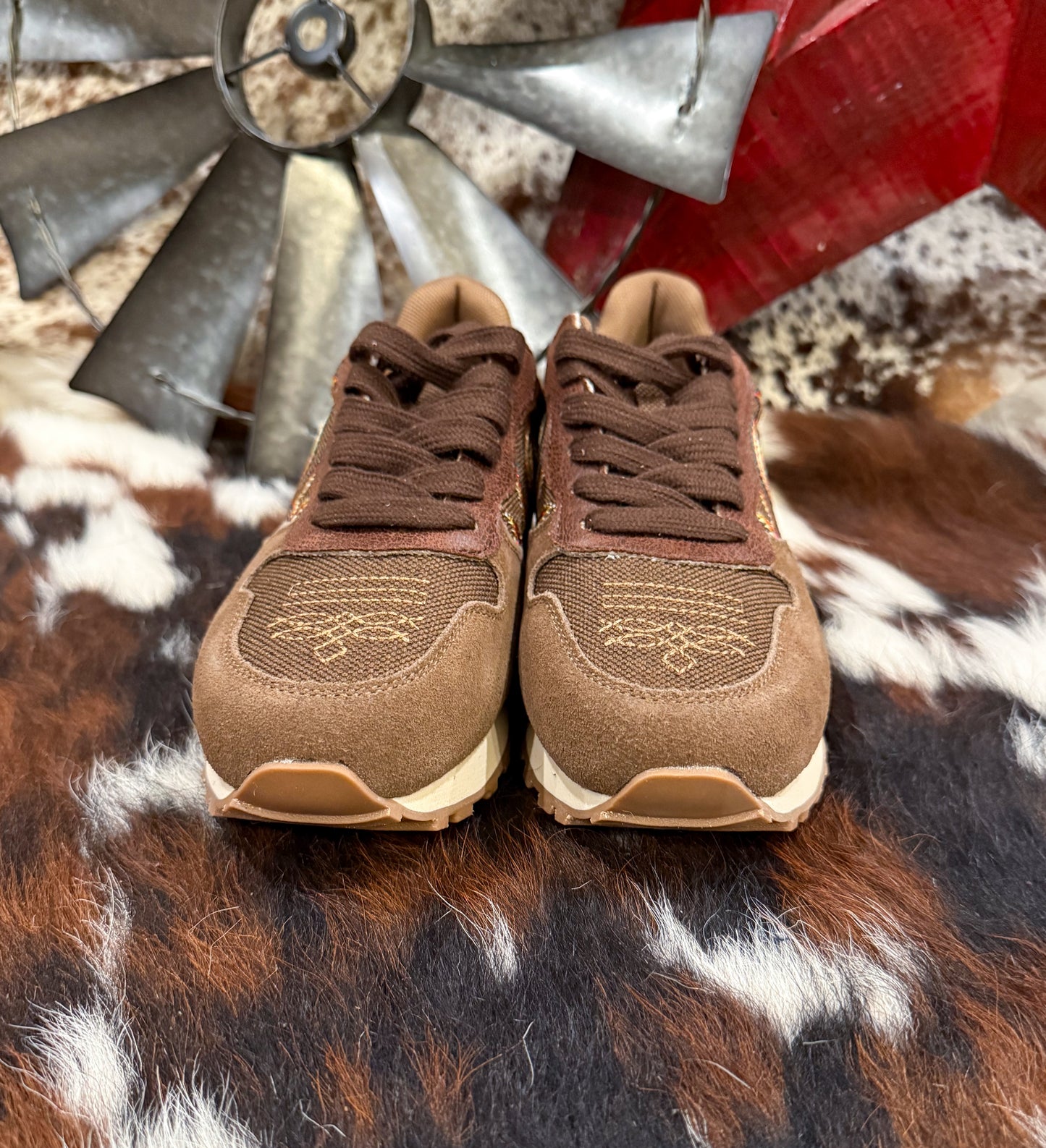 The Western Tennis Shoes *Brown