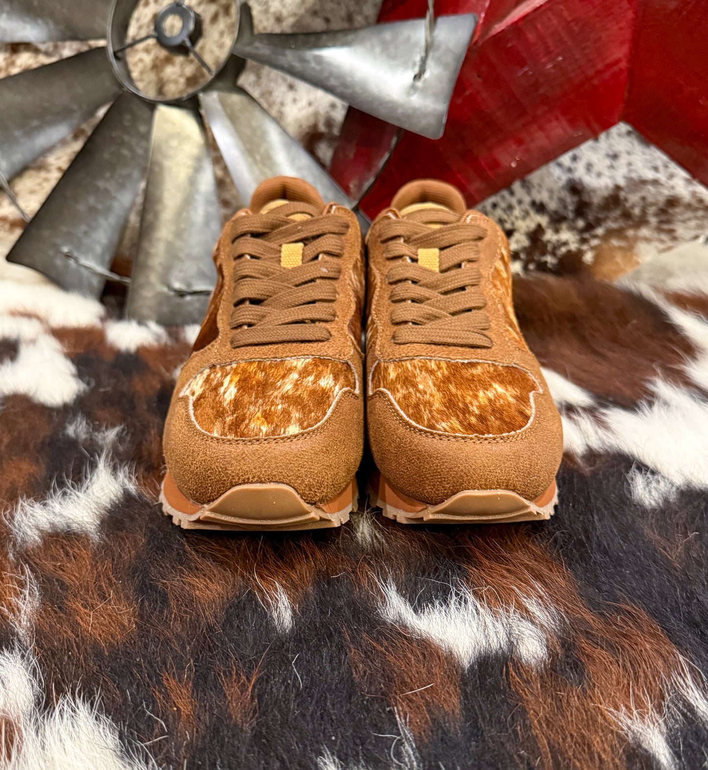 The Western Tennis Shoes *Cowhide