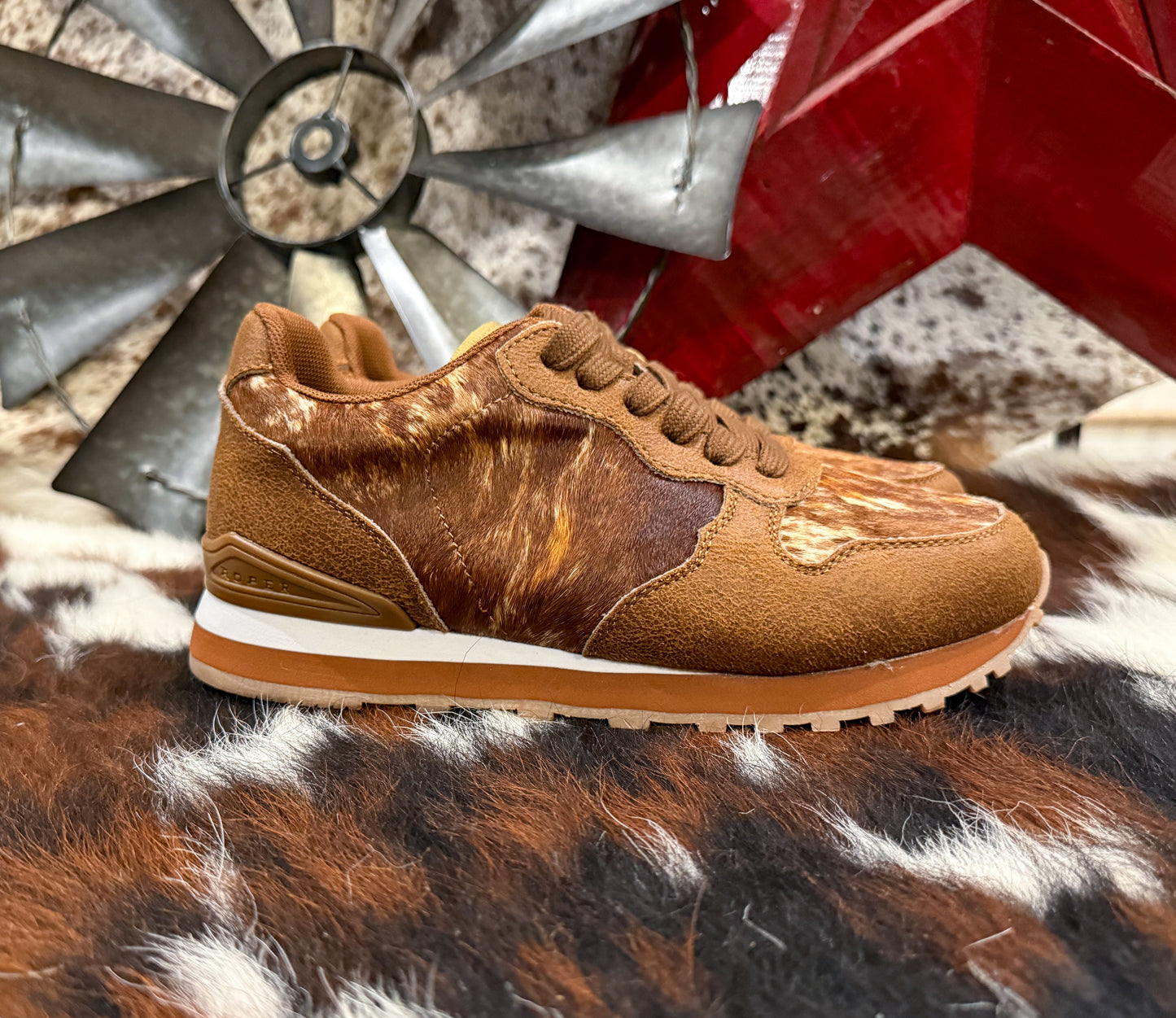 The Western Tennis Shoes *Cowhide