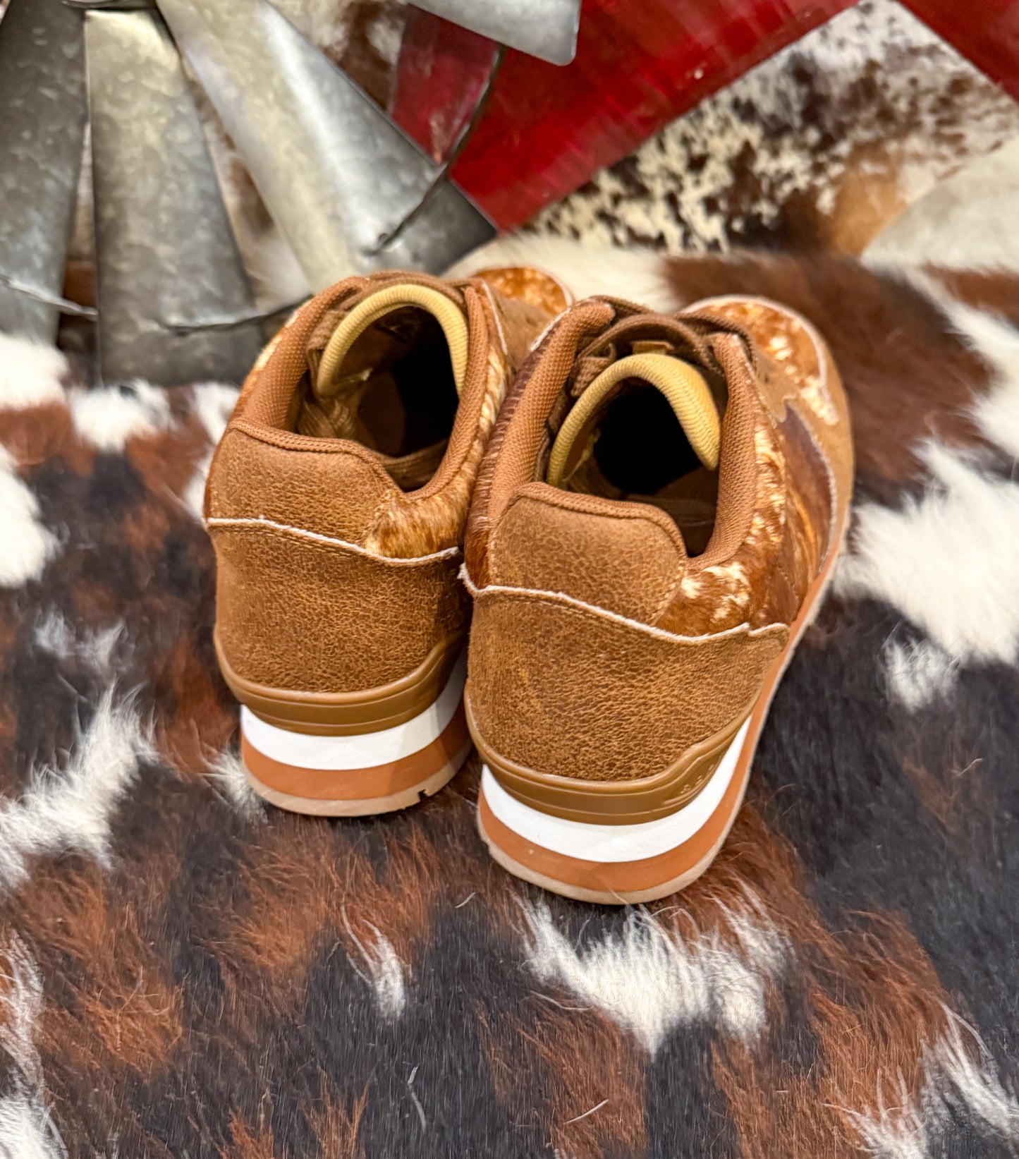 The Western Tennis Shoes *Cowhide