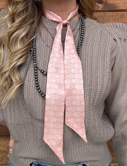 Pink Floral Twilly