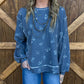 All Things Western Collage Sweatshirt *Denim