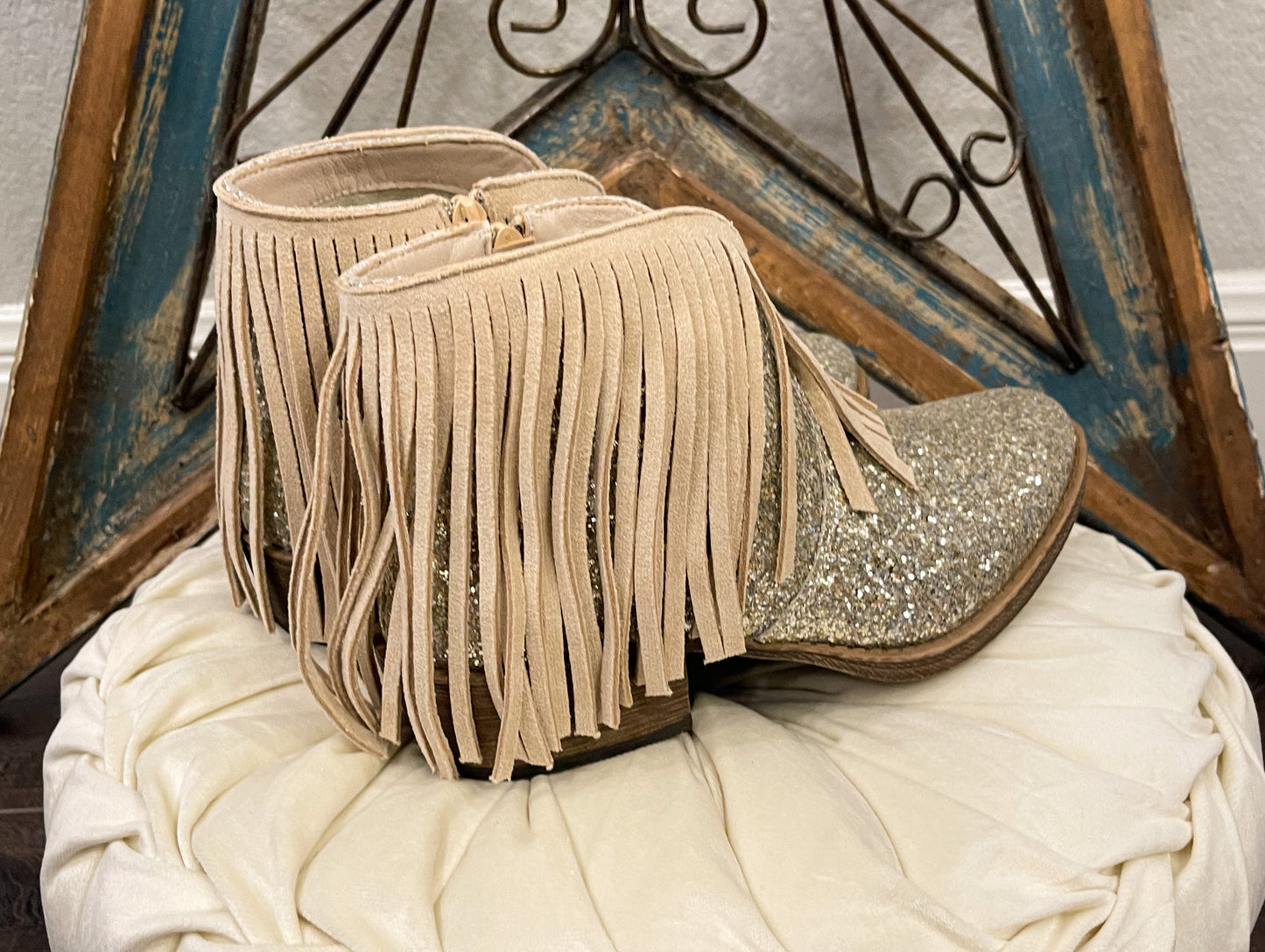 Jean Glitter Bootie by Gypsy Jazz