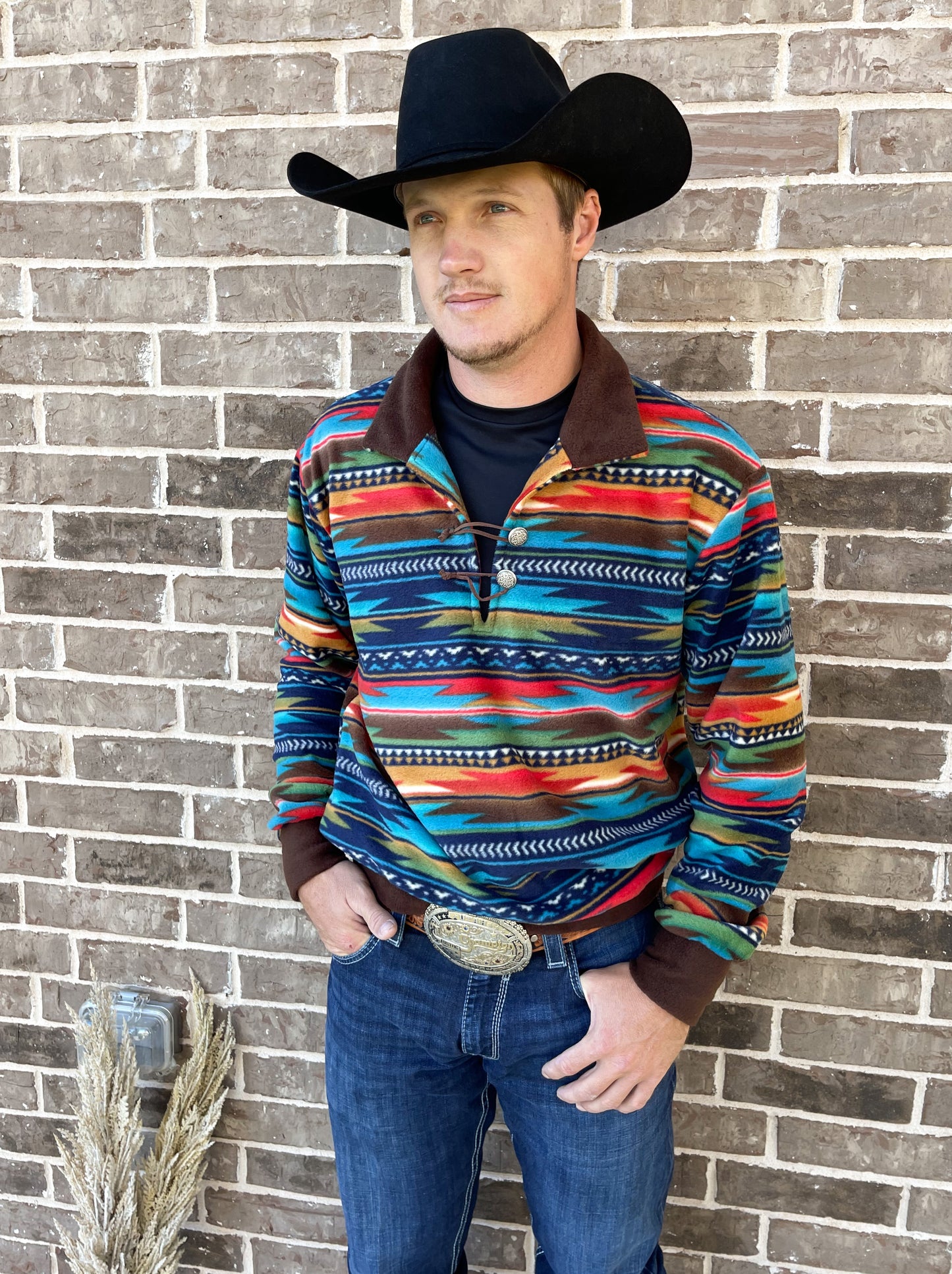 Serape Sunset Men’s Pullover