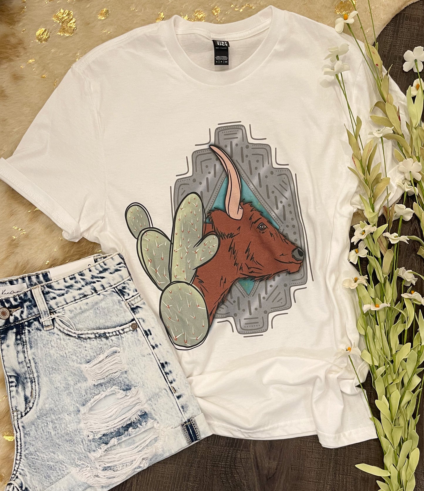 The Cactus Bull Tee