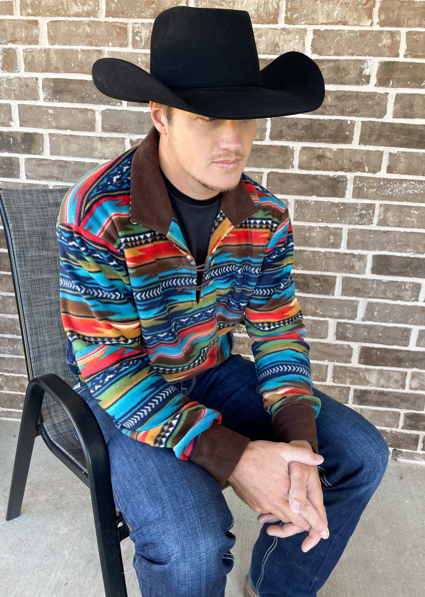 Serape Sunset Men’s Pullover