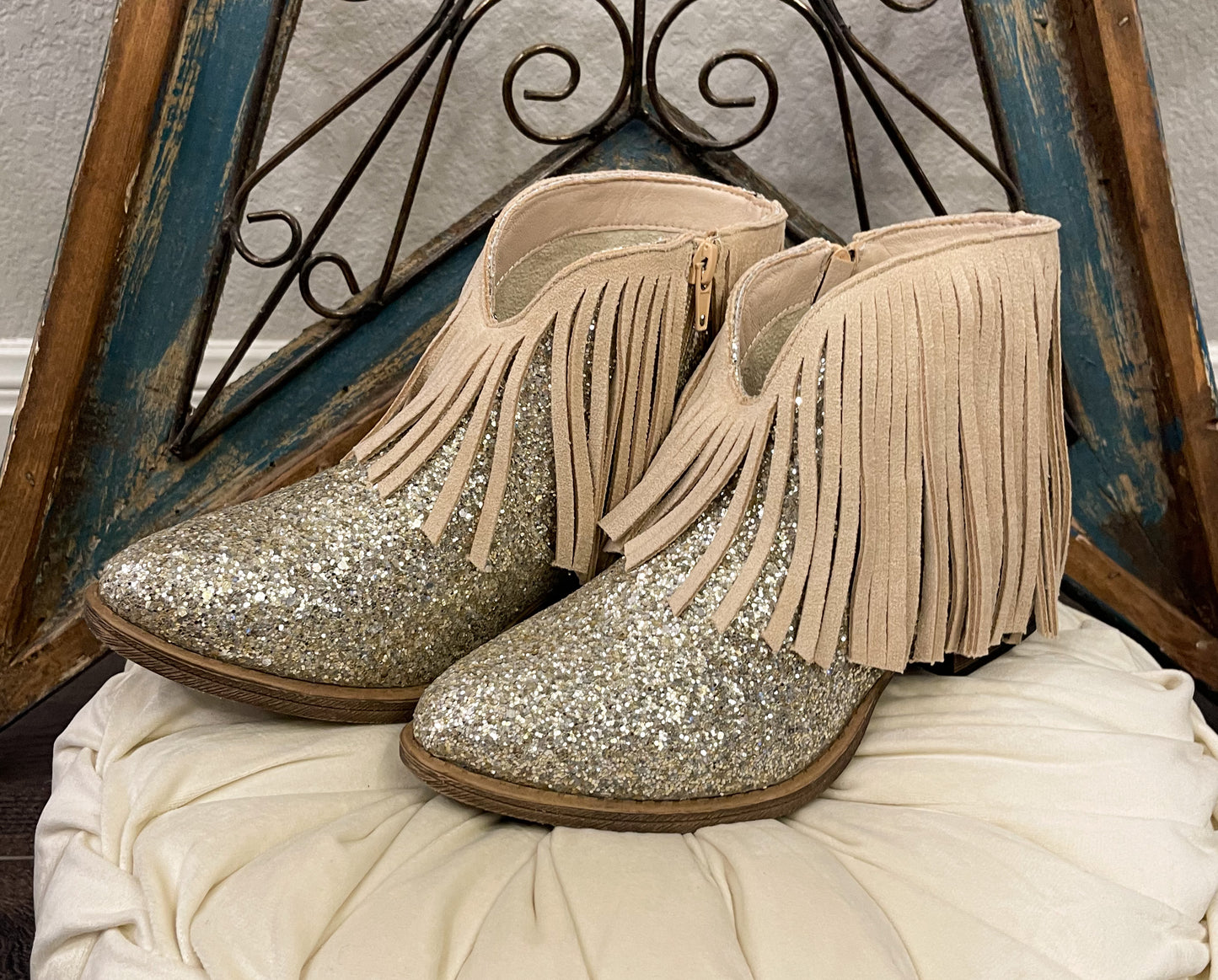 Jean Glitter Bootie by Gypsy Jazz