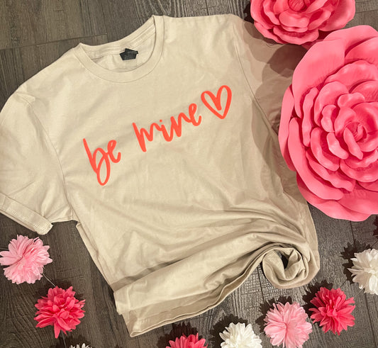 Be Mine Puff Print Tee