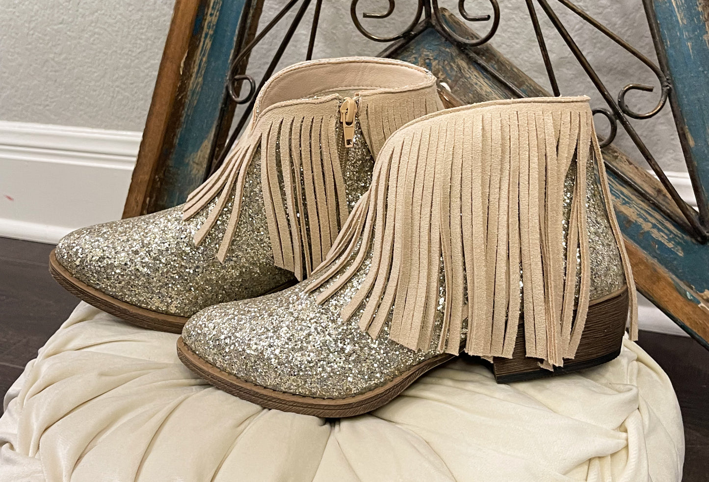 Jean Glitter Bootie by Gypsy Jazz