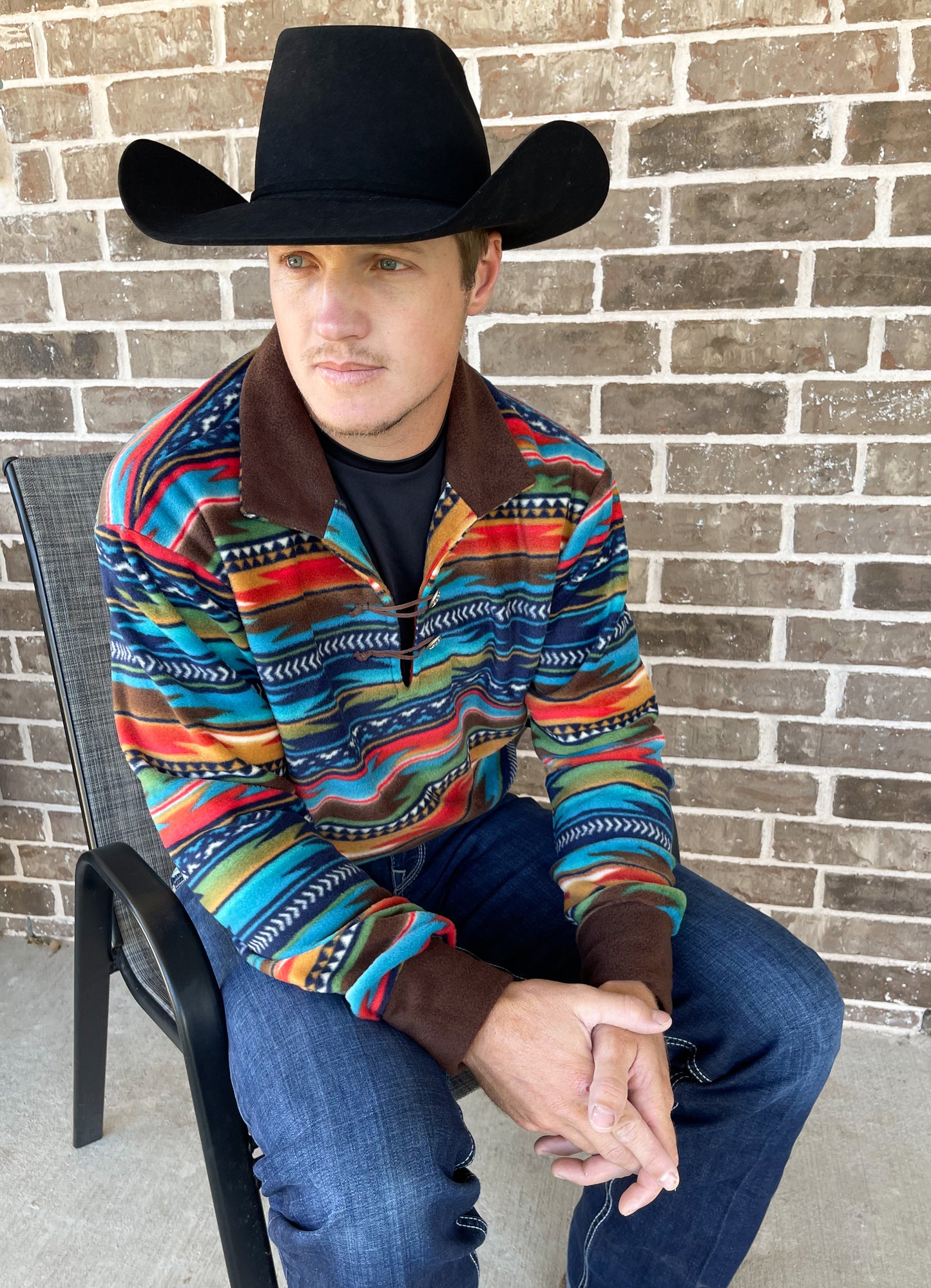 Serape Sunset Men’s Pullover